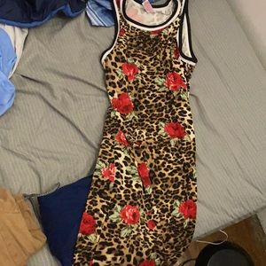 Leopard print dress